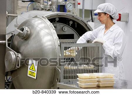 Researcher setting prepared food in autoclave to pasteurize, pilot plant, AZTI-Tecnalia, Technology Centre for Marine and Food Research, Derio, Biscay, Basque Country, Spain View Large Photo Image Stock Photo - Researcher setting prepared food in autoclave to pasteurize, pilot plant, AZTI-Tecnalia, Technology Centre for Marine and Food Research, Derio, Biscay, Basque Country, Spain. Fotosearch