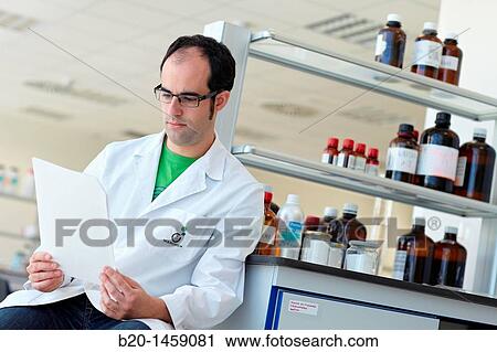 Researcher, synthesis lab, research laboratory, IkerChem research lab, design and synthesis of new chemical entities with therapeutic applications in oncology, discovery and development of novel drugs for the treatment of cancer View Large Photo Image Stock Image - Researcher, synthesis lab, research laboratory, IkerChem research lab, design and synthesis of new chemical entities with therapeutic applications in oncology, discovery and development of novel drugs for the treatment of cancer. Fotosearch