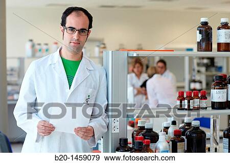 Researcher, synthesis lab, research laboratory, IkerChem research lab, design and synthesis of new chemical entities with therapeutic applications in oncology, discovery and development of novel drugs for the treatment of cancer View Large Photo Image Stock Photo - Researcher, synthesis lab, research laboratory, IkerChem research lab, design and synthesis of new chemical entities with therapeutic applications in oncology, discovery and development of novel drugs for the treatment of cancer. Fotosearch