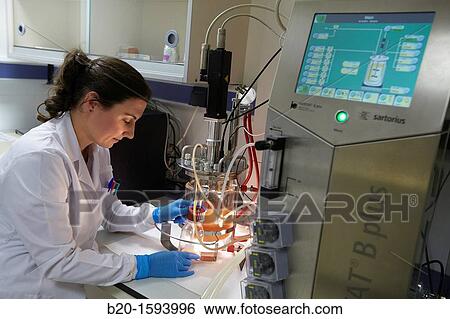 Researcher taking a sample of carotenoid-producing yeast obtained by continued growth in the bioreactor View Large Photo Image Stock Photograph - Researcher taking a sample of carotenoid-producing yeast obtained by continued growth in the bioreactor. Fotosearch