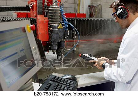 Researcher using abrasive waterjet technology cutting machine for metals and nonmetal materials, Fatronik-Tecnalia, Research and Technology Center, Donostia, Basque Country, Spain View Large Photo Image Stock Image - Researcher using abrasive waterjet technology cutting machine for metals and nonmetal materials, Fatronik-Tecnalia, Research and Technology Center, Donostia, Basque Country, Spain. Fotosearch