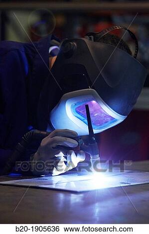Researcher with TIG welding equipment, making joints by electrical arc, Industry, Tecnalia Research & innovation, Technology and Research Centre, Miramon Technological Park, San Sebastian, Donostia, Gipuzkoa, Basque Country, Spain View Large Photo Image Stock Photograph - Researcher with TIG welding equipment, making joints by electrical arc, Industry, Tecnalia Research & innovation, Technology and Research Centre, Miramon Technological Park, San Sebastian, Donostia, Gipuzkoa, Basque Country, Spain. Fotosearch
