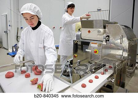 Researchers preparing vegetable-filled meatballs using food co-extrusion technology, pilot plant, AZTI-Tecnalia, Technology Centre for Marine and Food Research, Derio, Biscay, Basque Country, Spain View Large Photo Image Stock Photography - Researchers preparing vegetable-filled meatballs using food co-extrusion technology, pilot plant, AZTI-Tecnalia, Technology Centre for Marine and Food Research, Derio, Biscay, Basque Country, Spain. Fotosearch