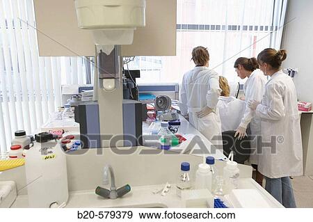 Researchers talking over data. Laboratory, Fundaci? n Inbiomed, Genetrix Group. Center for research in stem cells and regenerative medicine. Donostia, San Sebastian, Euskadi. Spain. View Large Photo Image Stock Photo - Researchers talking over data. Laboratory, Fundaci? n Inbiomed, Genetrix Group. Center for research in stem cells and regenerative medicine. Donostia, San Sebastian, Euskadi. Spain.. Fotosearch