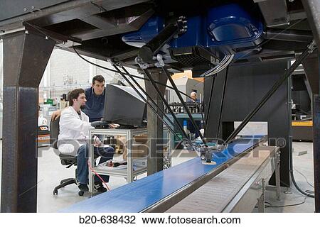 Researchers working on? Quickplacer? high-speed handling robot at Fatronik Foundation, Research Technology Center. San Sebastian, Guipuzcoa, Euskadi. Spain View Large Photo Image Stock Image - Researchers working on? Quickplacer? high-speed handling robot at Fatronik Foundation, Research Technology Center. San Sebastian, Guipuzcoa, Euskadi. Spain. Fotosearch