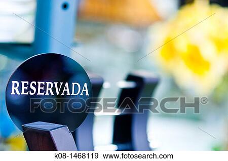 Reserved sign, catering, conceptual, manufactory View Large Photo Image Stock Photo - Reserved sign, catering, conceptual, manufactory. Fotosearch