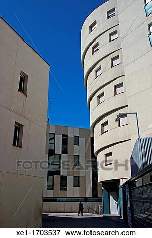 Residential buildings, Lleida, Catalonia, Spain View Large Photo Image Stock Photo - Residential buildings, Lleida, Catalonia, Spain. Fotosearch