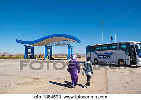 Rest stop along motorway near Marrakech central Morocco northern Africa View Large Photo Image Stock Image - Rest stop along motorway near Marrakech central Morocco northern Africa. Fotosearch