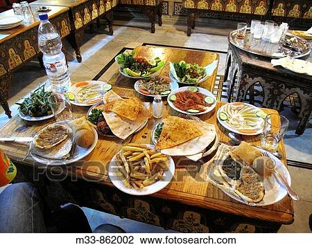 Restaurant, Damascus, Syria View Large Photo Image Stock Image - Restaurant, Damascus, Syria. Fotosearch