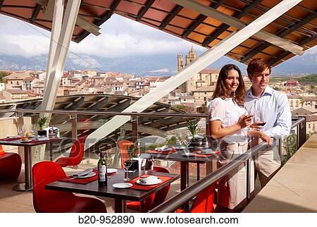 Restaurant, Hotel designed by Frank Gehry, Marques de Riscal winery, Elciego, Rioja Alavesa, Araba, Basque Country, Spain View Large Photo Image Stock Image - Restaurant, Hotel designed by Frank Gehry, Marques de Riscal winery, Elciego, Rioja Alavesa, Araba, Basque Country, Spain. Fotosearch