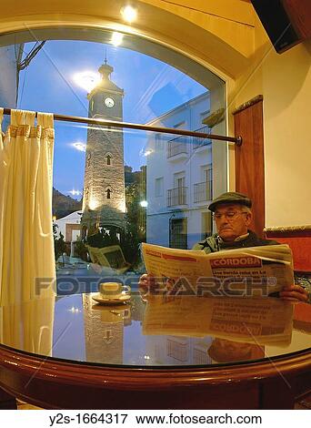 Restaurant La Bodega and the Clock Tower, Almedinilla, Cordoba-province, Spain View Large Photo Image Stock Photo - Restaurant La Bodega and the Clock Tower, Almedinilla, Cordoba-province, Spain. Fotosearch