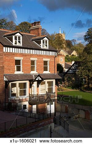 Restored former Hotel on Waterside Knaresborough North Yorkshire England View Large Photo Image Stock Image - Restored former Hotel on Waterside Knaresborough North Yorkshire England. Fotosearch