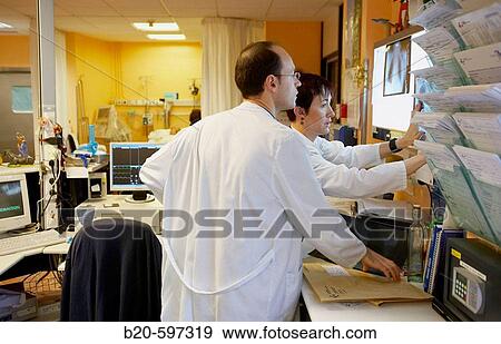 Stock Photo - Resuscitation unit, ICU (Intensive Care Unit). Hospital de Zumarraga, Gipuzkoa, Euskadi, Spain. Fotosearch