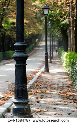 Retiro Park in autumn, Madrid, Spain View Large Photo Image Stock Photo - Retiro Park in autumn, Madrid, Spain. Fotosearch