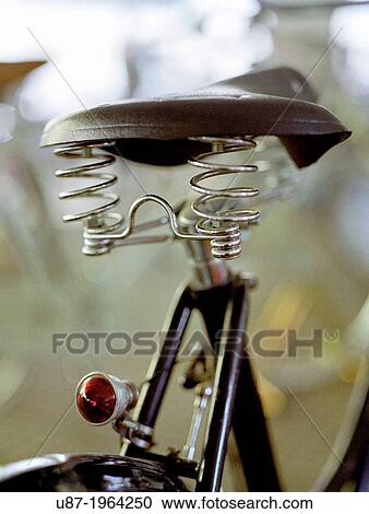 Retro Style Bicycle Saddle. View Large Photo Image Stock Image - Retro Style Bicycle Saddle.. Fotosearch