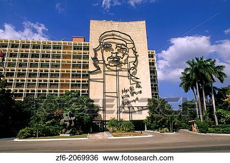 Revolution Square Ernesto "Che" Gueoara Mural Havana Cuba. View Large Photo Image Stock Photograph - Revolution Square Ernesto "Che" Gueoara Mural Havana Cuba.. Fotosearch