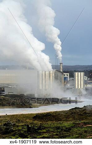 Reykjahlid geothermal factory, Iceland View Large Photo Image Stock Photo - Reykjahlid geothermal factory, Iceland. Fotosearch