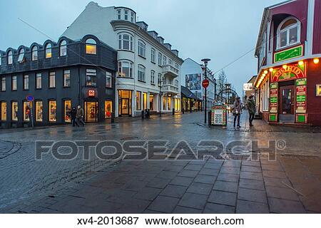 Reykjavik city in February, Iceland. View Large Photo Image Stock Photo - Reykjavik city in February, Iceland.. Fotosearch