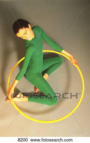 Stock Image - Rhythmic gymnastics. Fotosearch