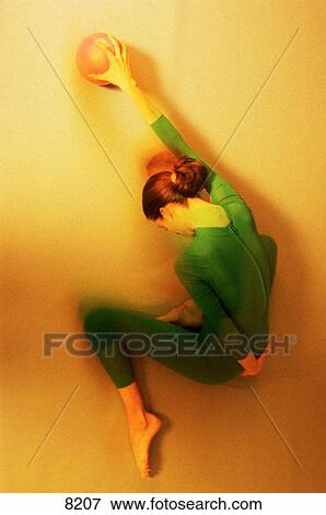 Rhythmic gymnastics View Large Photo Image Stock Photo - Rhythmic gymnastics. Fotosearch
