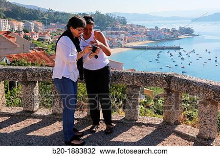 Ria de Pontevedra, Raxo, Pontevedra province, Galicia, Spain. View Large Photo Image Stock Image - Ria de Pontevedra, Raxo, Pontevedra province, Galicia, Spain.. Fotosearch