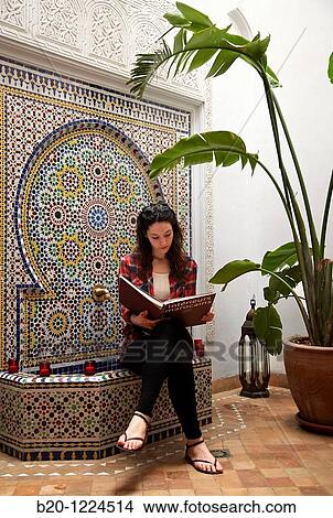 Riad Amin, Medina de Marrakech, Marruecos. View Large Photo Image Picture - Riad Amin, Medina de Marrakech, Marruecos.. Fotosearch