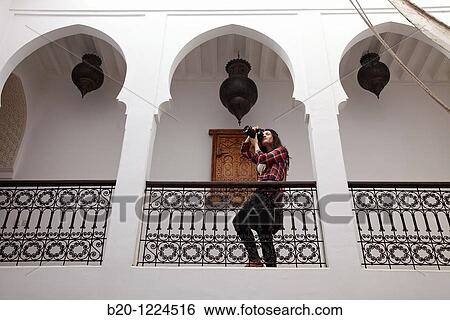 Riad Amin, Medina de Marrakech, Marruecos. View Large Photo Image Stock Photograph - Riad Amin, Medina de Marrakech, Marruecos.. Fotosearch