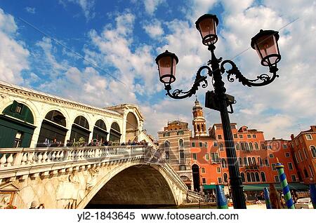Stock Photography - Rialto Bridge - Venice Italy. Fotosearch