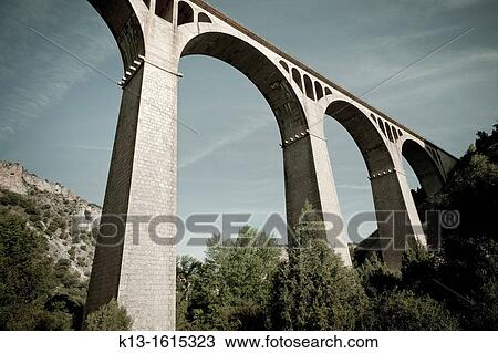 Riaza railway bridge Riaza Segovia Castilla y Le? n Spain Europe View Large Photo Image Stock Image - Riaza railway bridge Riaza Segovia Castilla y Le? n Spain Europe. Fotosearch