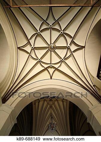 Stock Photo - Ribs of Santo Domingo church, Lima. Peru. Fotosearch