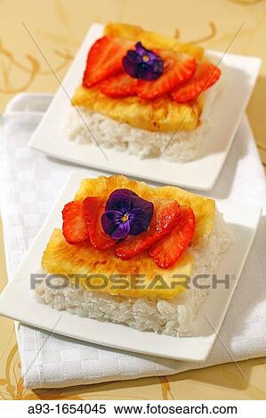 Rice with coconut and fruits View Large Photo Image Stock Photography - Rice with coconut and fruits. Fotosearch