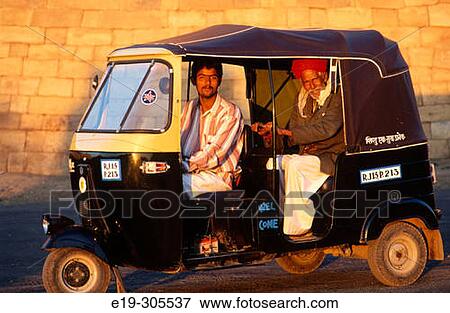 Rickshan in Jaisalmer. Rajasthan, India View Large Photo Image Stock Photo - Rickshan in Jaisalmer. Rajasthan, India. Fotosearch