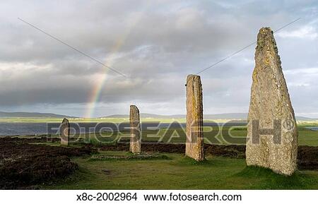 Ring of Brodgar, part of the UNESCO world heritage site Heart of Neolithic Orkney. View Large Photo Image Picture - Ring of Brodgar, part of the UNESCO world heritage site Heart of Neolithic Orkney.. Fotosearch