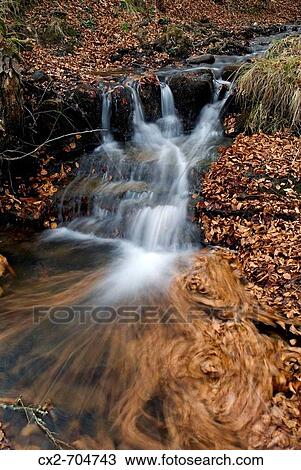 Stock Image - River Baias, Gorbeia Natural Park. Murgia, Alava, Euskadi, Spain. Fotosearch