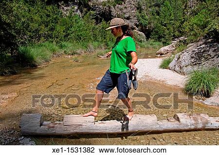 Stock Image - River Matarraa, El Parrizal, Teruel, Spain. Fotosearch