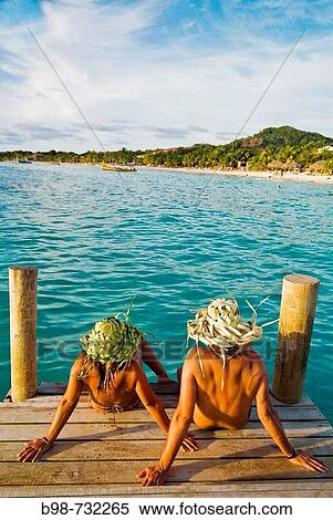 Stock Photography - Roatan's West Bay, Honduras. Fotosearch