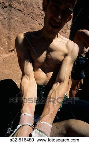 Roberto Largo showing his wounded arms after climbing? Supercrack? (5. 10). Indian Creek. Utah. USA View Large Photo Image Stock Image - Roberto Largo showing his wounded arms after climbing? Supercrack? (5. 10). Indian Creek. Utah. USA. Fotosearch