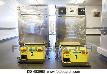 Robots and trolleys to transport meals from the kitchen to hospital rooms. Hospital Universitario Gran Canaria Doctor Negrin, Las Palmas de Gran Canaria. Canary Islands, Spain View Large Photo Image Stock Image - Robots and trolleys to transport meals from the kitchen to hospital rooms. Hospital Universitario Gran Canaria Doctor Negrin, Las Palmas de Gran Canaria. Canary Islands, Spain. Fotosearch