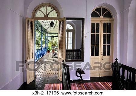 Stock Photography - Roca San Joao, village of Sao Joao Dos Angolares, Sao Tome Island, Republic of Sao Tome and Principe, Africa.. Fotosearch