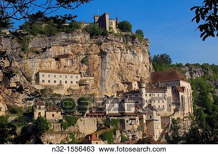 Rocamadour, Lot, Midi-Pyrenees, France View Large Photo Image Stock Image - Rocamadour, Lot, Midi-Pyrenees, France. Fotosearch