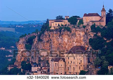 Rocamadour, Midi-Pyrenees Region, Lot Department, France, Europe View Large Photo Image Stock Photograph - Rocamadour, Midi-Pyrenees Region, Lot Department, France, Europe. Fotosearch