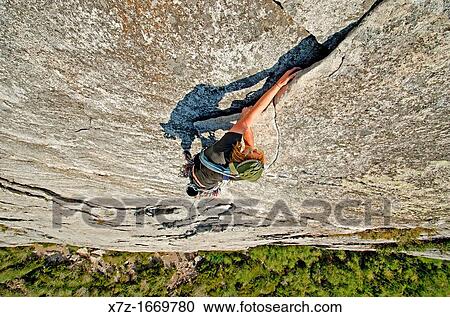 Rock climbing a route called Bears Reach which is rated 5, 7 and located at Lovers Leap near Lake Tahoe in northern California View Large Photo Image Stock Image - Rock climbing a route called Bears Reach which is rated 5, 7 and located at Lovers Leap near Lake Tahoe in northern California. Fotosearch