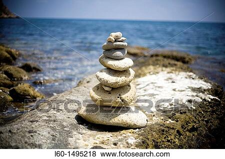 Stock Photo - Rock in Cala de San Pedro, Cabo de Gata, Almeria, Spain. Fotosearch