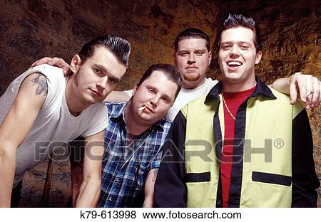 Rockabilly group of friends. View Large Photo Image Stock Photo - Rockabilly group of friends.. Fotosearch