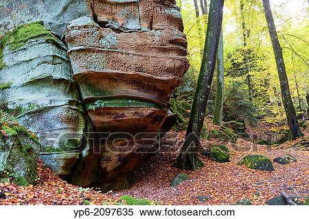 rocks and forest in autumn, German Luxembourgian Nature Park, near Irrel, Germany. View Large Photo Image Stock Photography - rocks and forest in autumn, German Luxembourgian Nature Park, near Irrel, Germany.. Fotosearch