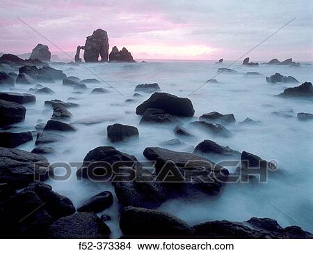 Picture - Rocky isles. Gaztelugatxe. Biscay. Spain. Fotosearch