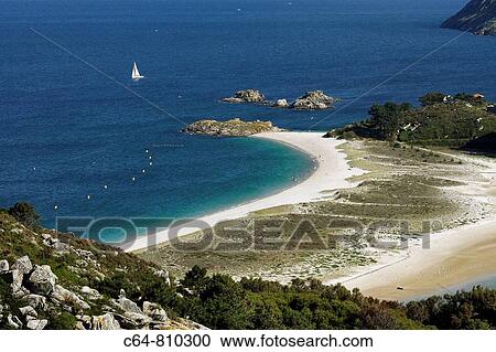 Rodas beach, Cies islands, Atlantic Islands National Park, Galicia, Spain View Large Photo Image Stock Image - Rodas beach, Cies islands, Atlantic Islands National Park, Galicia, Spain. Fotosearch