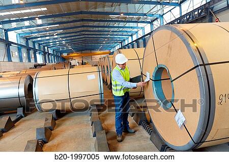 Rolls of sheet steel for the automotive industry, Siderurgical products, Port warehouse, Pasajes Port, Gipuzkoa, Basque Country, Spain. View Large Photo Image Stock Photography - Rolls of sheet steel for the automotive industry, Siderurgical products, Port warehouse, Pasajes Port, Gipuzkoa, Basque Country, Spain.. Fotosearch