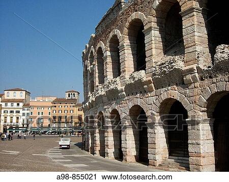 Roman Amphitheatre in the city of Verona, Italy, Europe View Large Photo Image Stock Image - Roman Amphitheatre in the city of Verona, Italy, Europe. Fotosearch