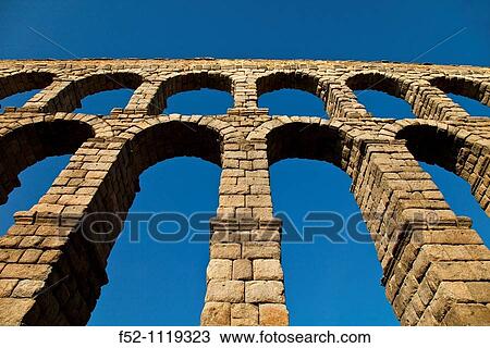 Roman aqueduct, Segovia, Castilla-Leon, Spain View Large Photo Image Stock Image - Roman aqueduct, Segovia, Castilla-Leon, Spain. Fotosearch